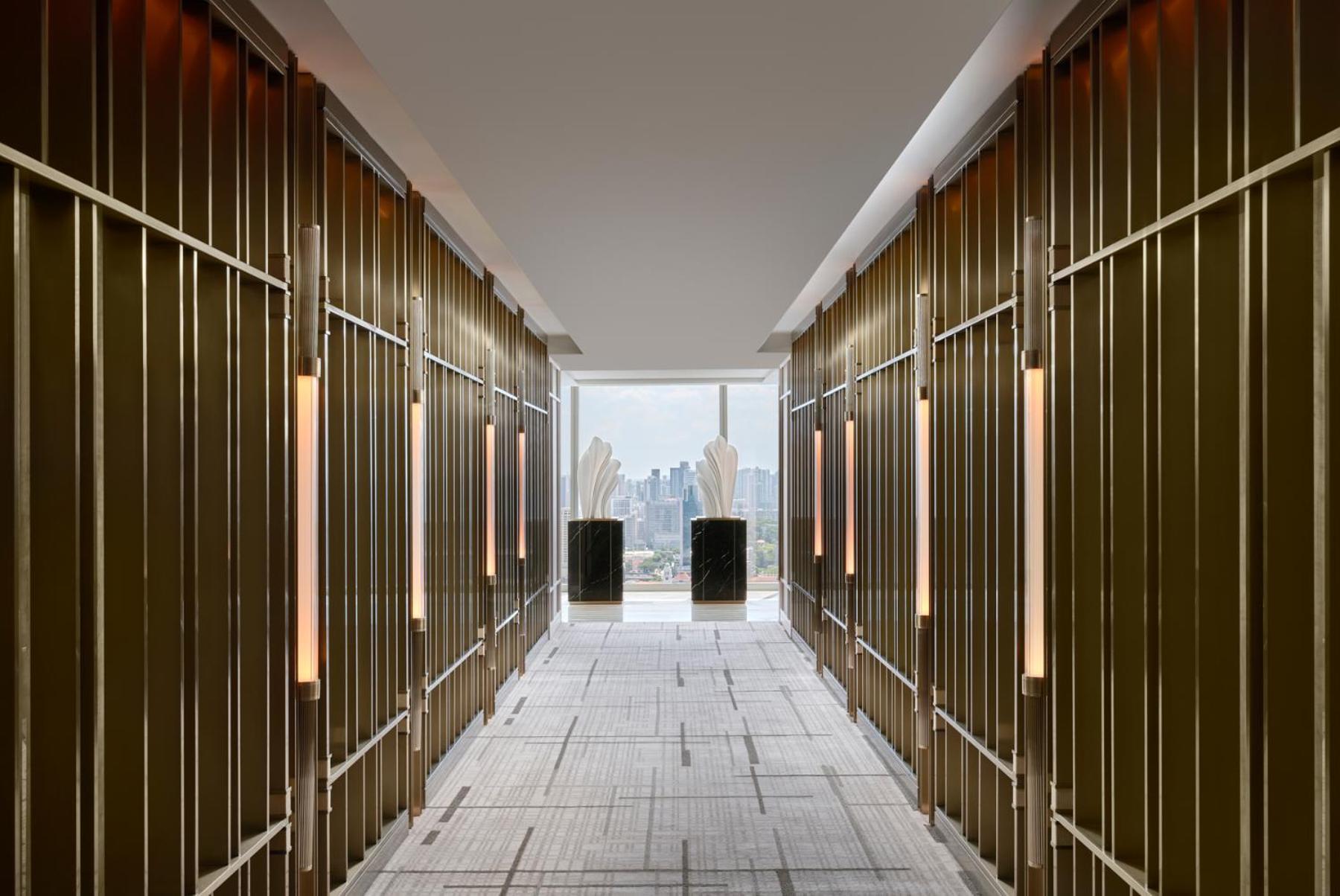 Marina Bay Sands Singapore Exterior foto The hotel's interior